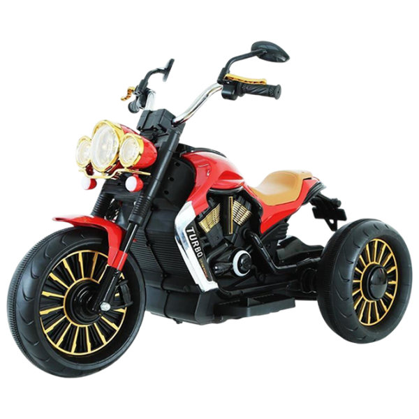 Motocicletă pentru copii Chipolino Turbo Red 3+ | 30 kg | 3 km/h photo 1