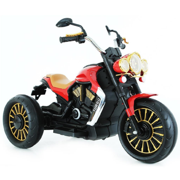 Motocicletă pentru copii Chipolino Turbo Red 3+ | 30 kg | 3 km/h photo 2
