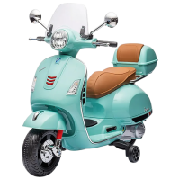 Motocicletă pentru copii Chipolino Vespa GTS Super Teal 3+ | 30 kg | 3 km/h