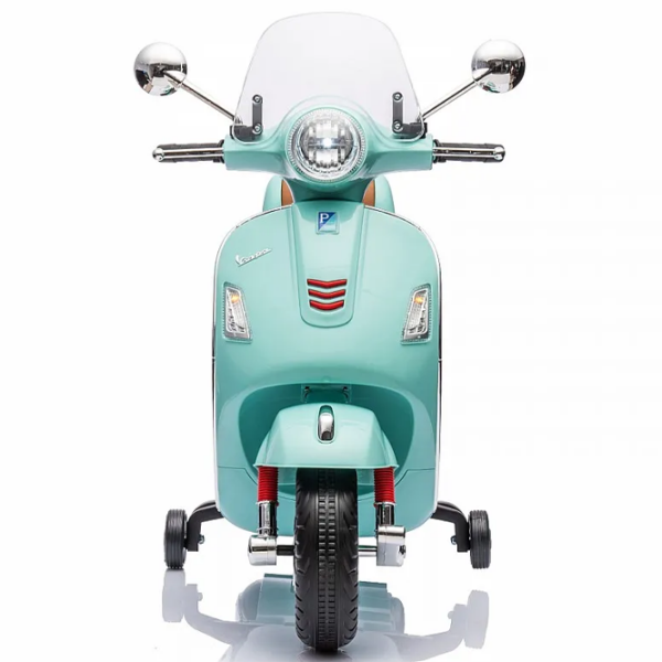 Motocicletă pentru copii Chipolino Vespa GTS Super Teal 3+ | 30 kg | 3 km/h photo 2