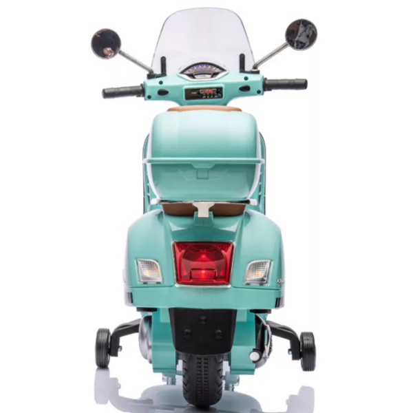Motocicletă pentru copii Chipolino Vespa GTS Super Teal 3+ | 30 kg | 3 km/h photo 4