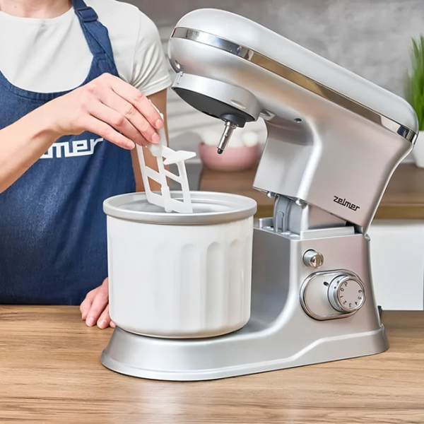Mixer ZELMER ZKR1360 Gray 1200 W, Numărul de viteze: 6, Regim turbo photo 4