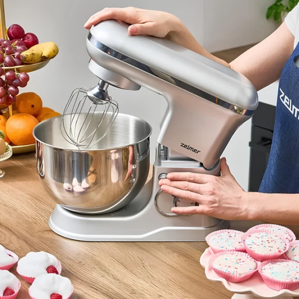 Mixer ZELMER ZKR1360 Gray 1200 W, Numărul de viteze: 6, Regim turbo photo 7