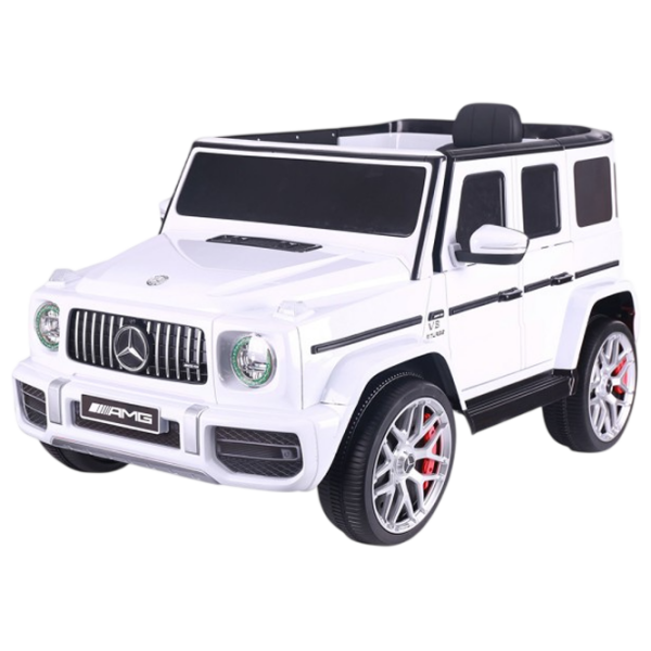 Электромобиль Mercedes-Benz AMG G63 Chipolino ELJG63M251W Белый 3+ | 30 кг | 5 км/ч photo 1