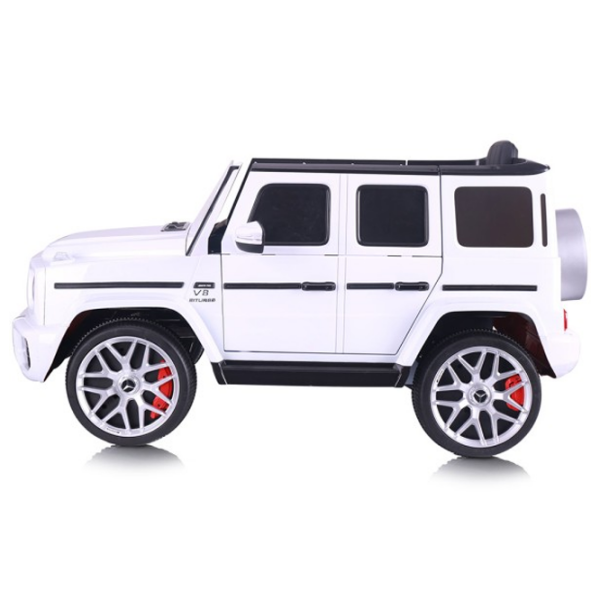 Электромобиль Mercedes-Benz AMG G63 Chipolino ELJG63M251W Белый 3+ | 30 кг | 5 км/ч photo 3