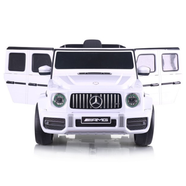 Электромобиль Mercedes-Benz AMG G63 Chipolino ELJG63M251W Белый 3+ | 30 кг | 5 км/ч photo 6