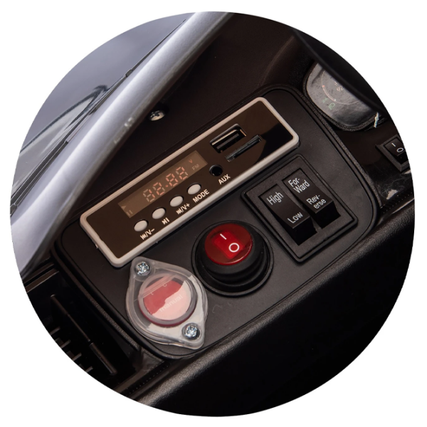 Электромобиль Porsche Kayenne Chipolino ELJPKA251BK Черный 3+ | 30 кг | 4 км/ч photo 9