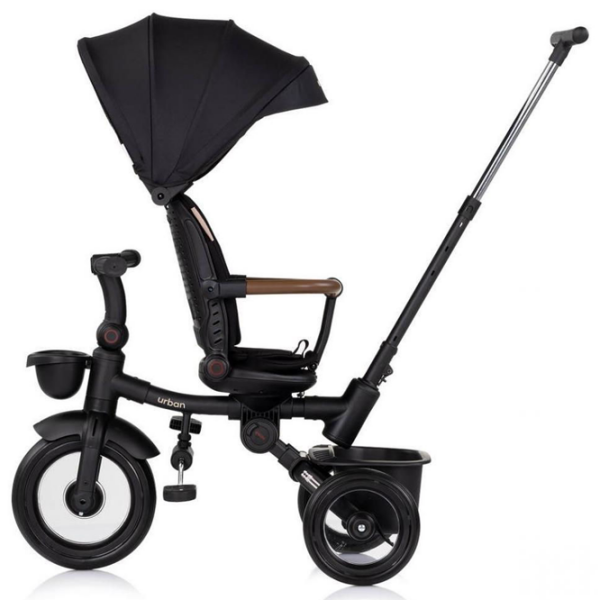 Triciclu Chipolino Urban Black  Metal / Pentru copii photo 2