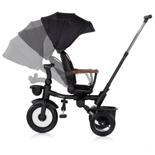 Triciclu Chipolino Urban Black  Metal / Pentru copii photo 5