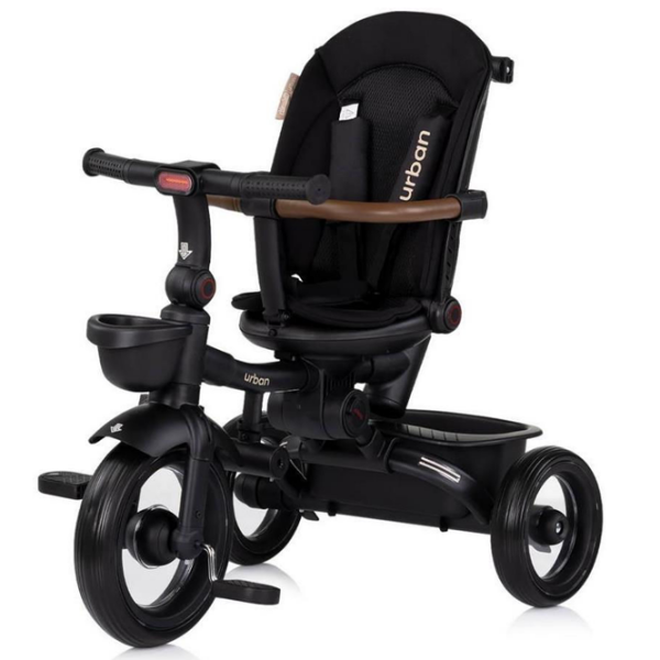Triciclu Chipolino Urban Black  Metal / Pentru copii photo 7