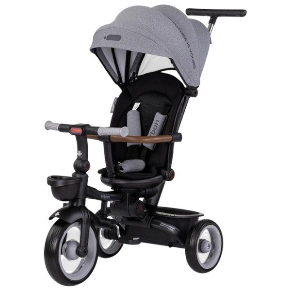 Triciclu Chipolino Urban Gray  Metal / Pentru copii photo 1