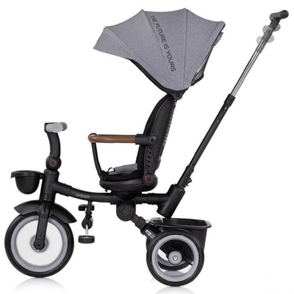 Triciclu Chipolino Urban Gray  Metal / Pentru copii photo 4