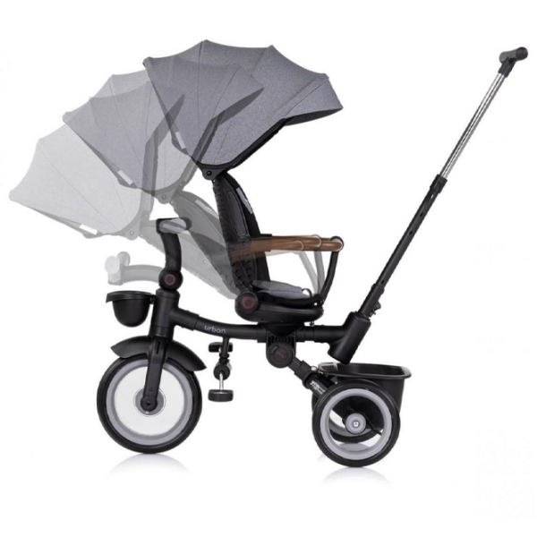 Triciclu Chipolino Urban Gray  Metal / Pentru copii photo 5