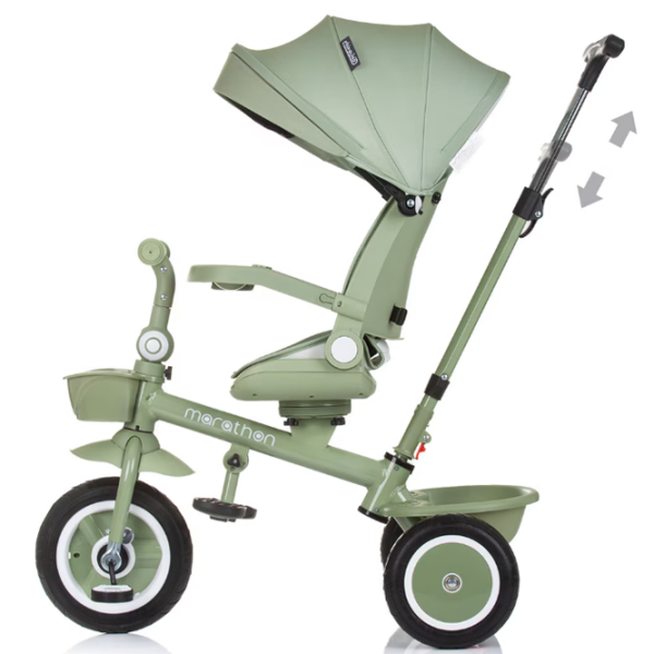 Triciclu Chipolino Marathon Green  Metal / Pentru copii photo 4