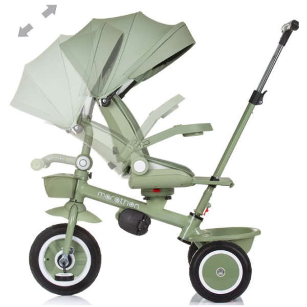 Triciclu Chipolino Marathon Green  Metal / Pentru copii photo 8