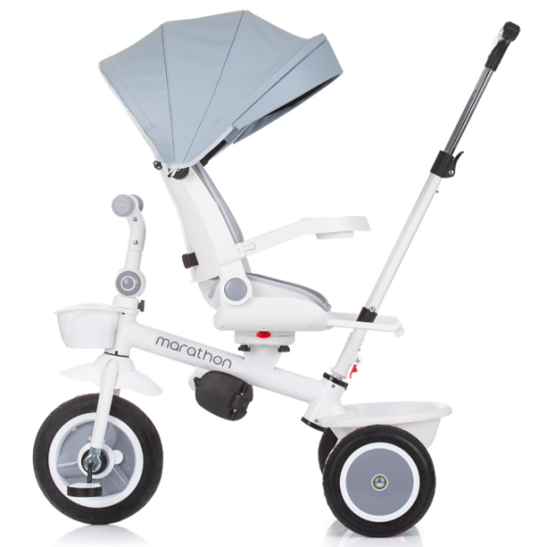 Triciclu Chipolino Marathon Gray  Metal / Pentru copii photo 7