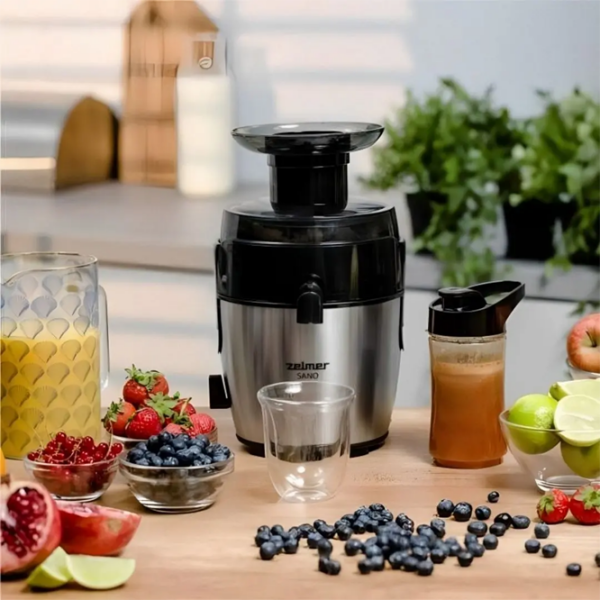 Storcator de fructe ZELMER ZJE4800 Inox 800 W, Centrifugă, Numărul de viteze: 2 photo 4
