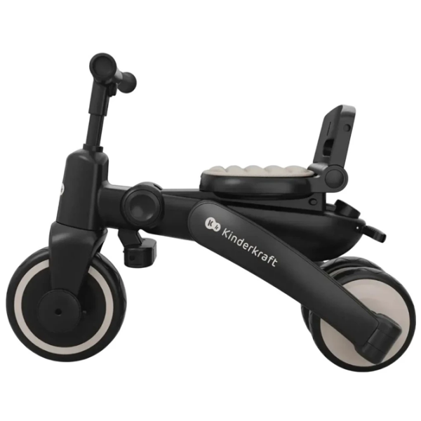 Bicicletă fără pedale KinderKraft JAZZ 3 8" Beige Black Metal / Pentru copii photo 3
