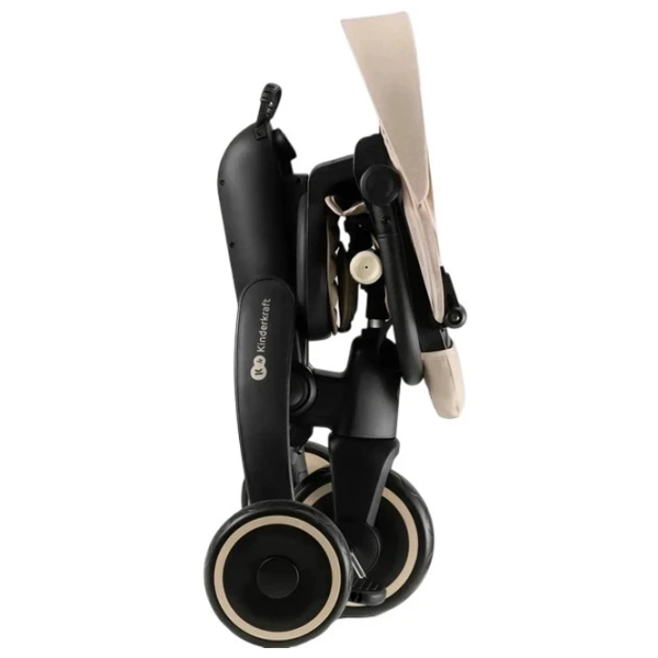 Bicicletă fără pedale KinderKraft JAZZ 3 8" Beige Black Metal / Pentru copii photo 9
