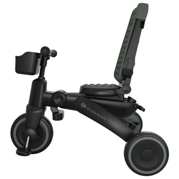 Bicicletă fără pedale KinderKraft JAZZ 3 8" Green Black Metal / Pentru copii photo 2