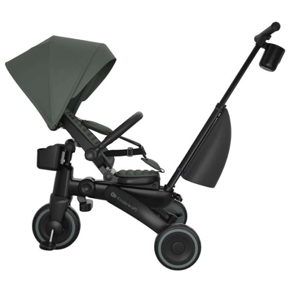Bicicletă fără pedale KinderKraft JAZZ 3 8" Green Black Metal / Pentru copii photo 4
