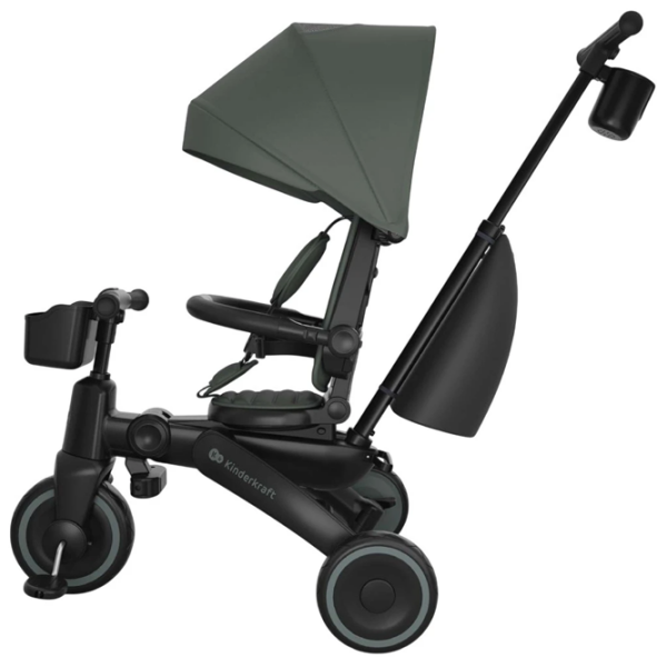 Bicicletă fără pedale KinderKraft JAZZ 3 8" Green Black Metal / Pentru copii photo 5