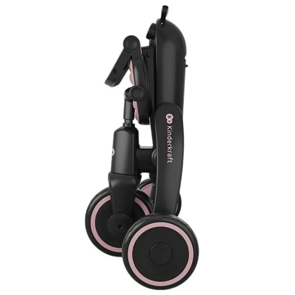 Bicicletă fără pedale KinderKraft JAZZ 3 8" Pink Black Metal / Pentru copii photo 7