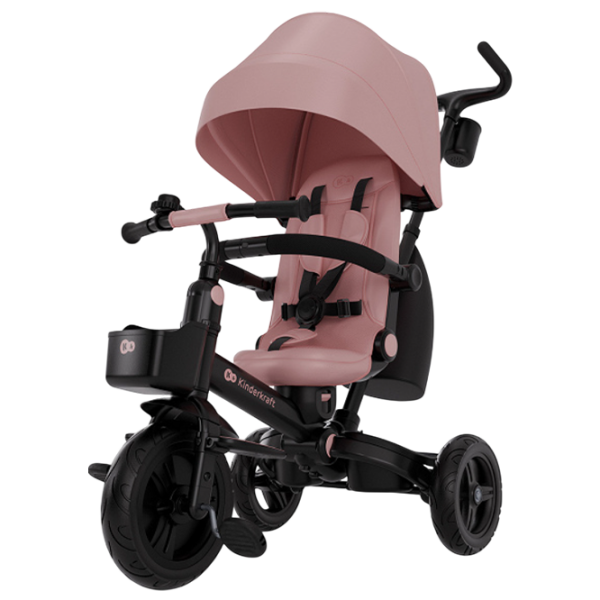 Triciclu KinderKraft AVEO 2 PLUS Pink  Metal / Pentru copii photo 1