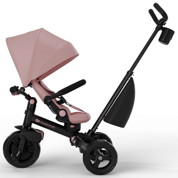 Triciclu KinderKraft AVEO 2 PLUS Pink  Metal / Pentru copii photo 4