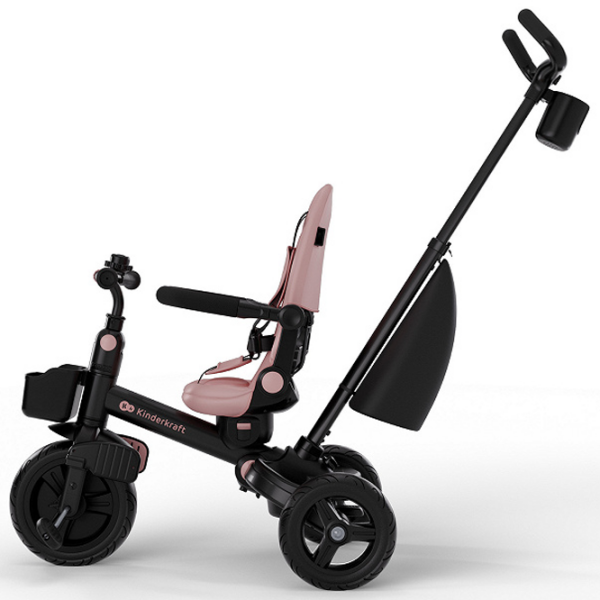 Triciclu KinderKraft AVEO 2 PLUS Pink  Metal / Pentru copii photo 5
