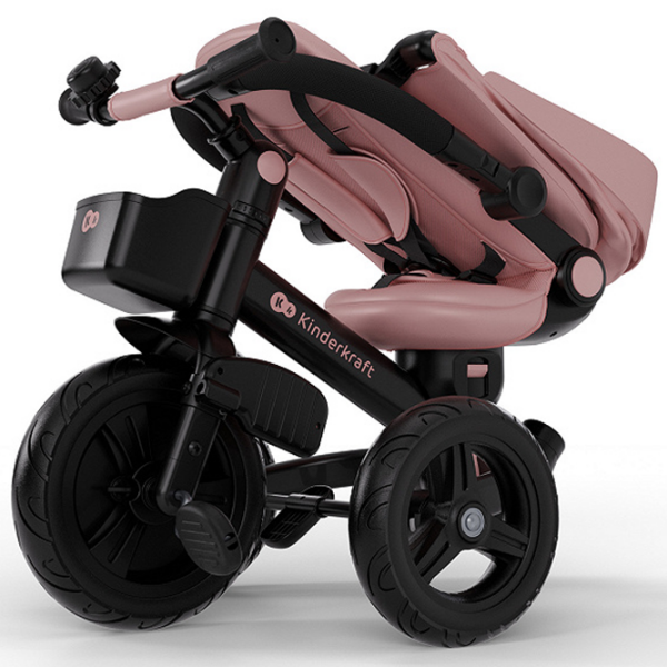 Triciclu KinderKraft AVEO 2 PLUS Pink  Metal / Pentru copii photo 7