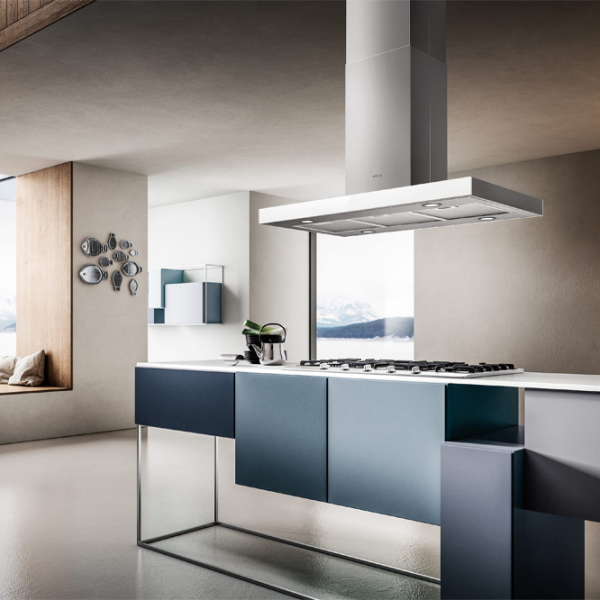 Вытяжка Elica JOY ISLAND WHIX/A/90 Нержавеющая сталь 90 см, Рециркуляция, 1200 м³/ч photo 4