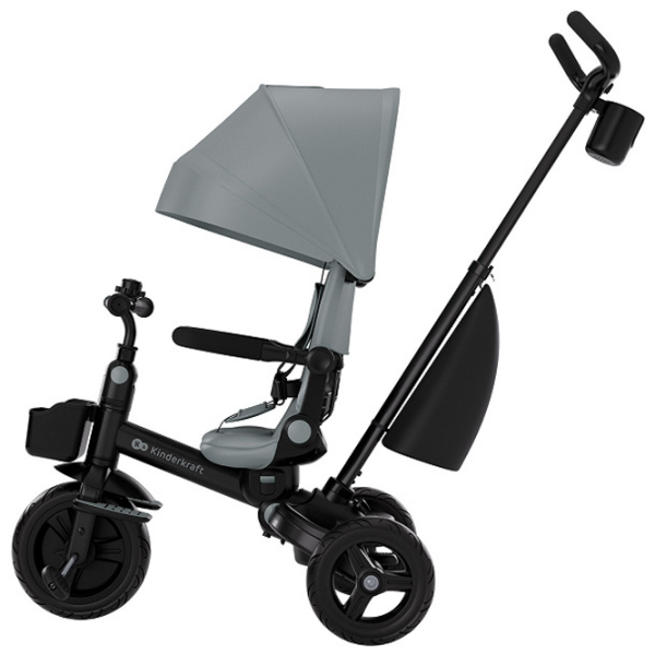 Triciclu KinderKraft AVEO 2 PLUS Gray  Metal / Pentru copii photo 2