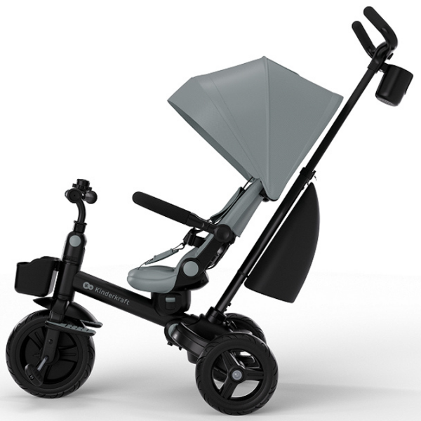 Triciclu KinderKraft AVEO 2 PLUS Gray  Metal / Pentru copii photo 3