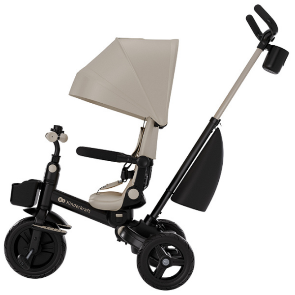 Triciclu KinderKraft AVEO 2 PLUS Beige  Metal / Pentru copii photo 2