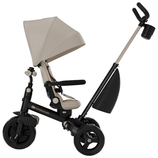 Triciclu KinderKraft AVEO 2 PLUS Beige  Metal / Pentru copii photo 3