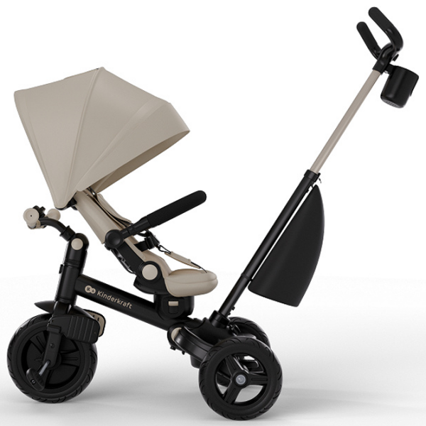 Triciclu KinderKraft AVEO 2 PLUS Beige  Metal / Pentru copii photo 4