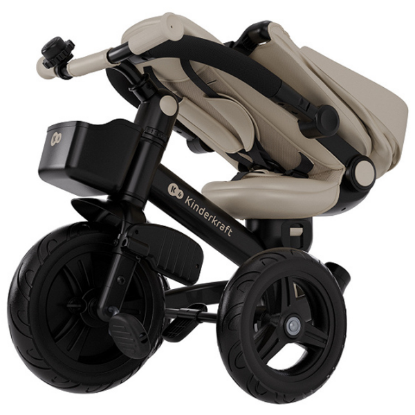 Triciclu KinderKraft AVEO 2 PLUS Beige  Metal / Pentru copii photo 7