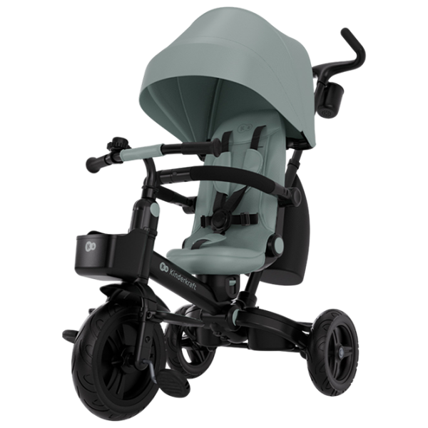 Triciclu KinderKraft AVEO 2 PLUS Green  Metal / Pentru copii photo 1