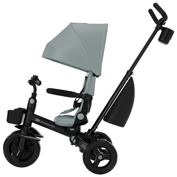 Triciclu KinderKraft AVEO 2 PLUS Green  Metal / Pentru copii photo 2