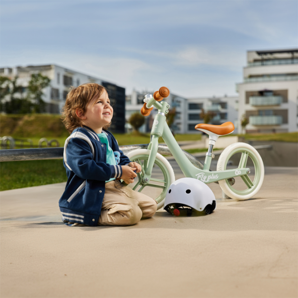 Bicicletă fără pedale KinderKraft FLY PLUS 12" Blue  Metal / Pentru copii photo 7