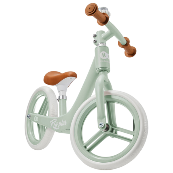 Bicicletă fără pedale KinderKraft FLY PLUS 12" Mint  Metal / Pentru copii photo 1