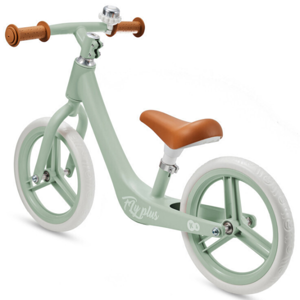 Bicicletă fără pedale KinderKraft FLY PLUS 12" Mint  Metal / Pentru copii photo 2