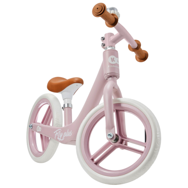 Bicicletă fără pedale KinderKraft FLY PLUS 12" Pink  Metal / Pentru copii photo 1