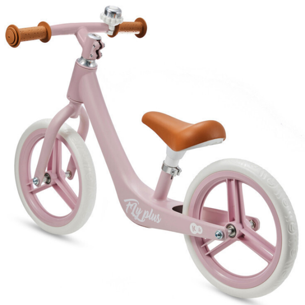Bicicletă fără pedale KinderKraft FLY PLUS 12" Pink  Metal / Pentru copii photo 2