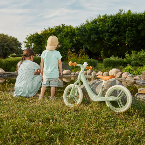 Bicicletă fără pedale KinderKraft FLY PLUS 12" Pink  Metal / Pentru copii photo 9