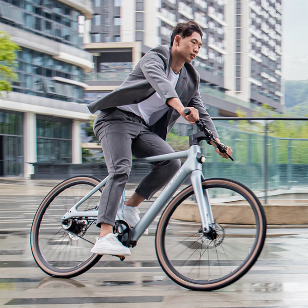 Bicicletă electrică FIIDO Air Ultra-Light Carbon Fiber Gray 28" | 250 W | până la 80 km photo 5