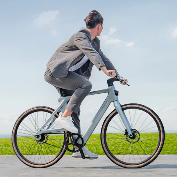 Bicicletă electrică FIIDO Air Ultra-Light Carbon Fiber Gray 28" | 250 W | până la 80 km photo 6