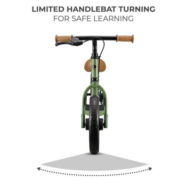 Bicicletă fără pedale KinderKraft Space 12" Green Light Oțel / Pentru copii photo 5