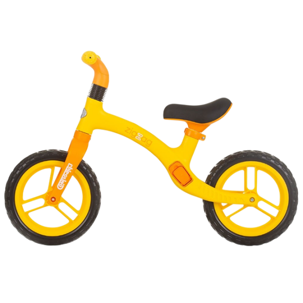 Bicicletă fără pedale Chipolino Zig Zag 12" Orange Yellow Metal / Pentru copii photo 2